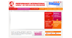 Desktop Screenshot of performance-international.com